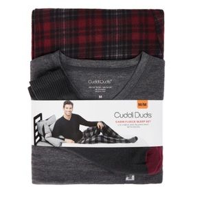 Cuddl Duds | Cabin fleece sleep set
